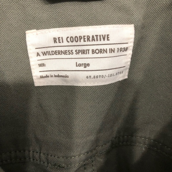 REI crop Millitary style field jacket size small woman - Picture 4 of 5